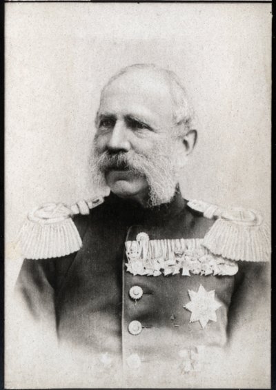 Portret van Albert van Saksen (Albert Frederic) (1828-1902), Koning van Saksen door French Photographer